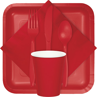 Classic Red Tableware