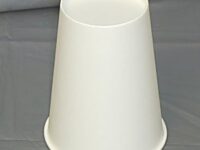 12 Ounce "Solo" White Paper Hot Cup.  Plastic dome travel lids   HOTLIDW ,  HOTLIDB  and  TPLUSLID  fit .  Also see the natural brown hot sleeve  HOTSL . All are sold separately.