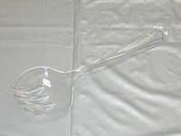 SERVFK - Clear Plastic Serving Fork 10"