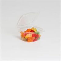 AD06 - 6oz Clear Hinged Deli Container AD06