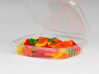 AD16S - 16oz Clear Shallow Hinged Deli Container