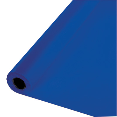 CTPLTR - 40" x 100' Cobalt Blue Plastic Tbl Roll