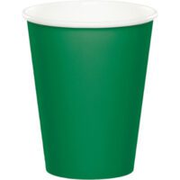 EG9PACP - 9oz Emerald Green Hot/Cold Paper Cups