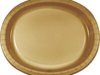 GGPLATT - Glittering Gold Oval Platter