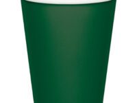 HG9PACP - 9oz Hunter Green Hot/Cold Paper Cups