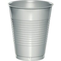 SS16PLCP - 16oz Shimmering Silver Plastic Cup