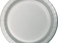 SS7PAPT - 7" Shimmering Silver Paper Plates