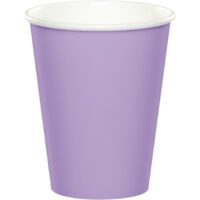 LL9PACP - 9oz Luscious Lavender Hot/Cold Paper Cups