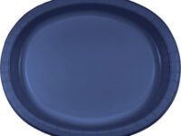 NAPLATT - Navy Oval Platter