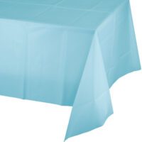 PBPLTC - 54x108 Pastel Blue Plastic Table Cover