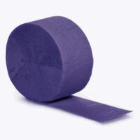 PUSTRM - 81' Crepe Purple Paper Streamers