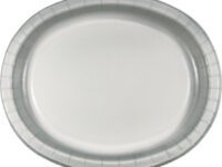 SSPLATT - Shimmering Silver Oval Platter