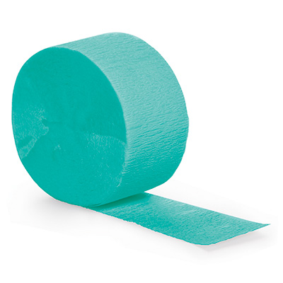 TLSTRM - 81' Crepe Teal Lagoon Paper Streamers