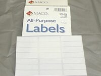 MS828 - 1/2 x 1 3/4 Labels 840/Bx 6Bx/Ctn
