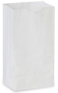 12W - #12 lb White Bag, 81004