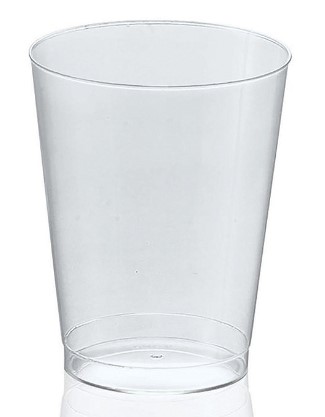 JC10 - 10oz Clear Hard Plastic Cup