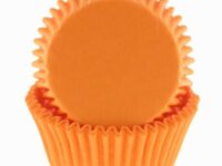 15CXOR - 4 1/2" Orange Paper Baking Cup
