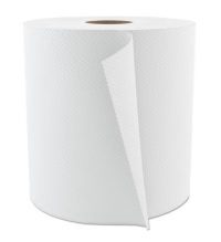 8RT700W - 8" White Hardwound Roll owels 6/700